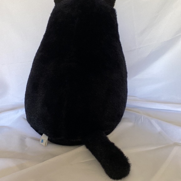 Rare Vintage 1980 Dakin 15” Sylvia and Sylvan Black Cat Plushie with Bow tie - Picture 3 of 8